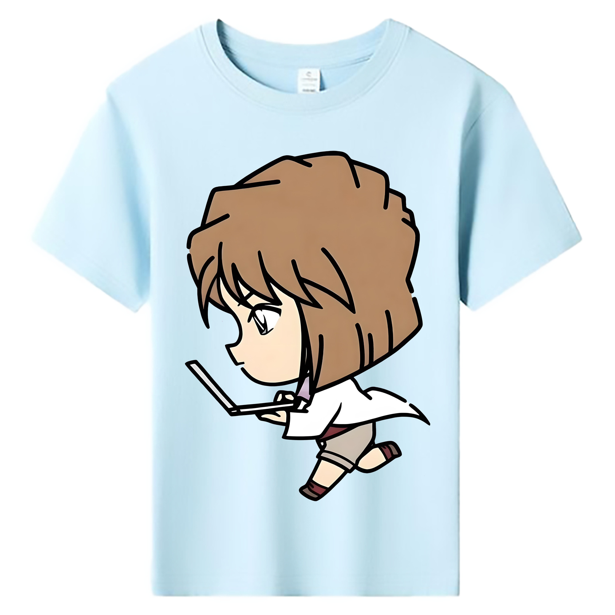 （画像用） 名探偵コナン 灰原 哀 はいばら あい Detective Conan Anita Hailey、Vi Graythorn Haibara Ai 綿100％キッズTシャツ（フロントプリント）